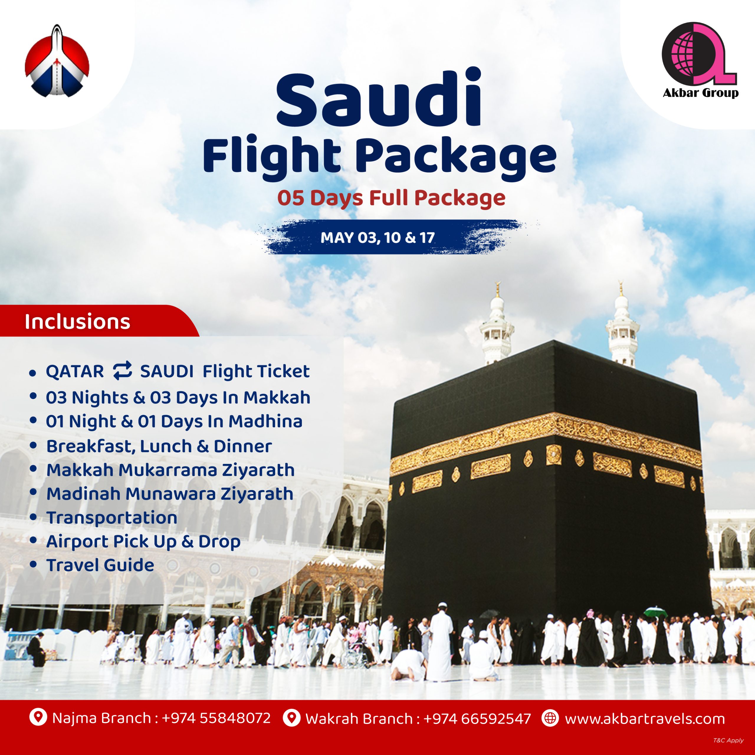 SAUDI-FLIGHT-PACKAGE-flyer-for-AKBAR-&-BENZY-AKBAR-TRAVELS-v1