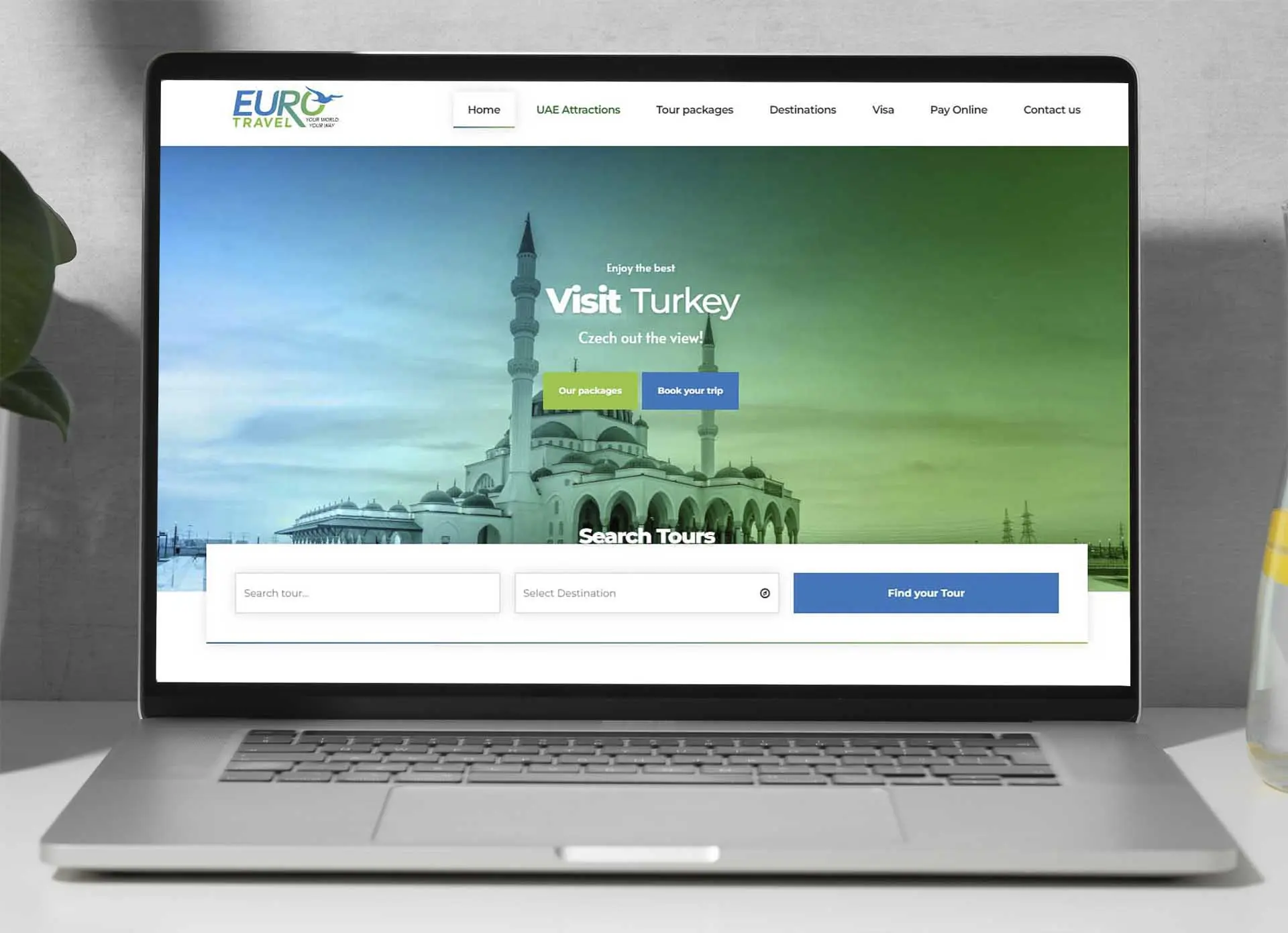 euro-travel-Best web development services