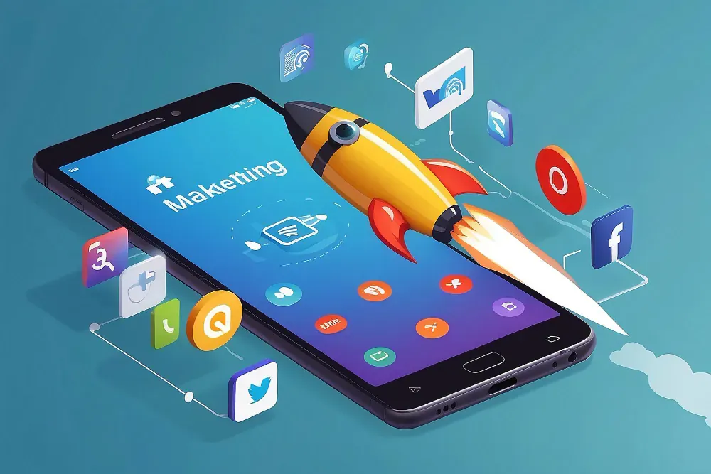 mobile marketing - digital marketing plan for travel agency